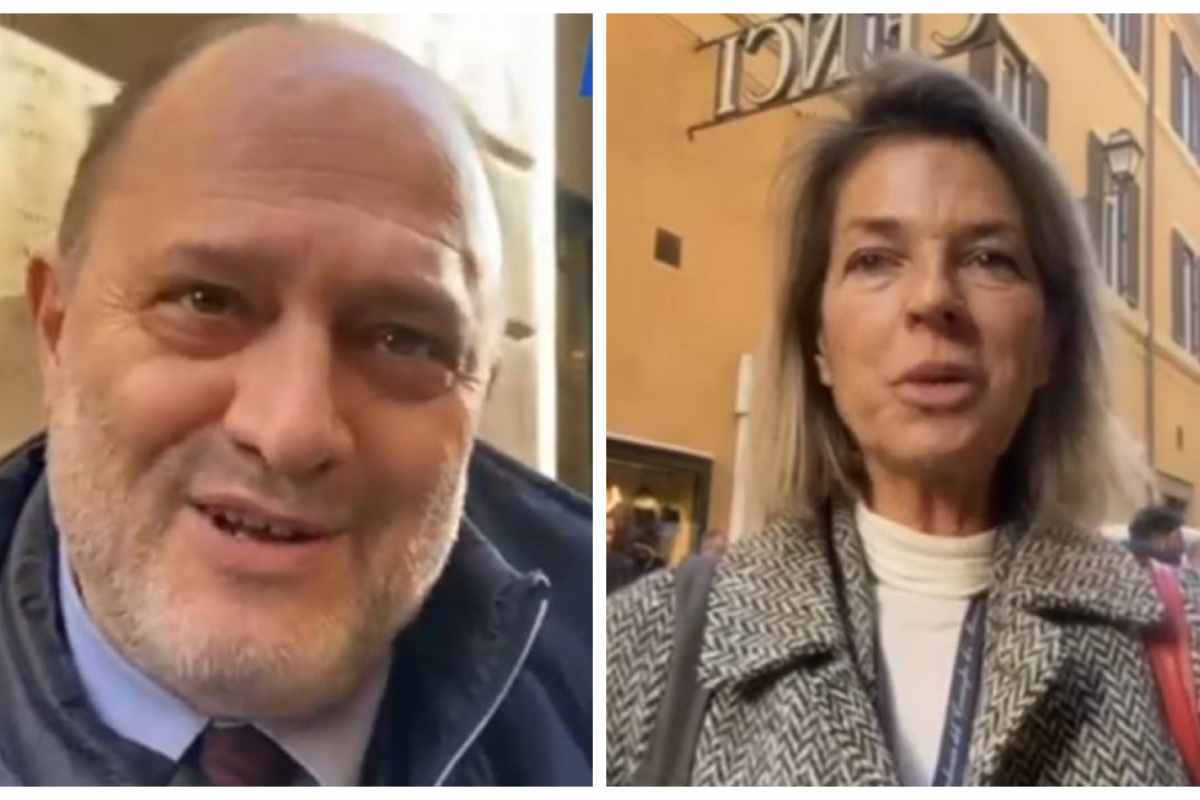 Bechis e Fusani esclusiva conferenza stampa Meloni
