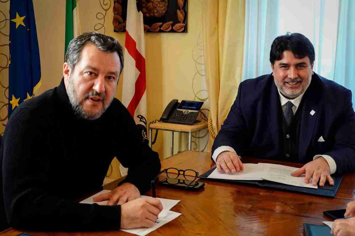 Matteo Salvini, Christian Solinas 