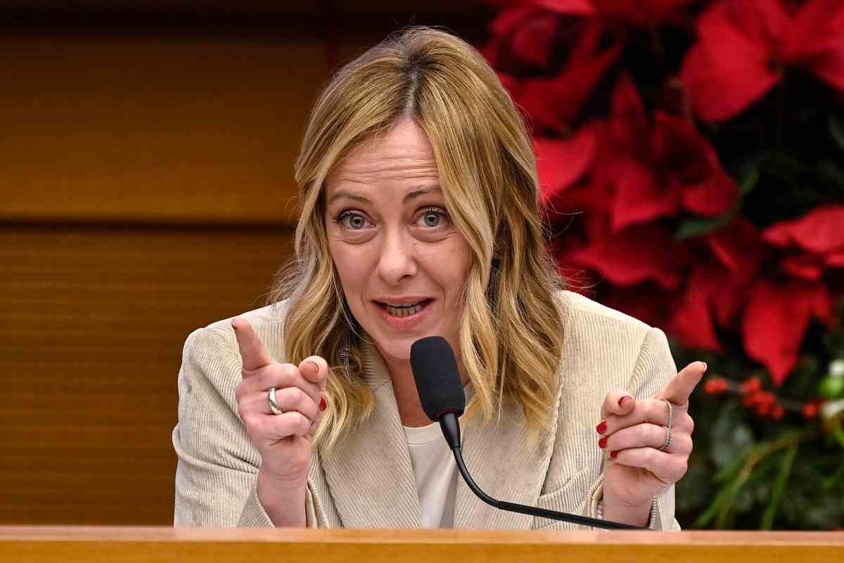 Meloni conferenza La Repubblica