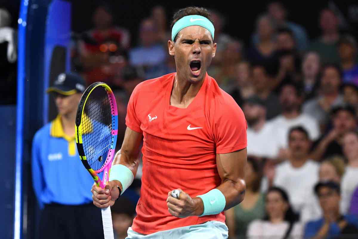 Rafael Nadal a Brisbane