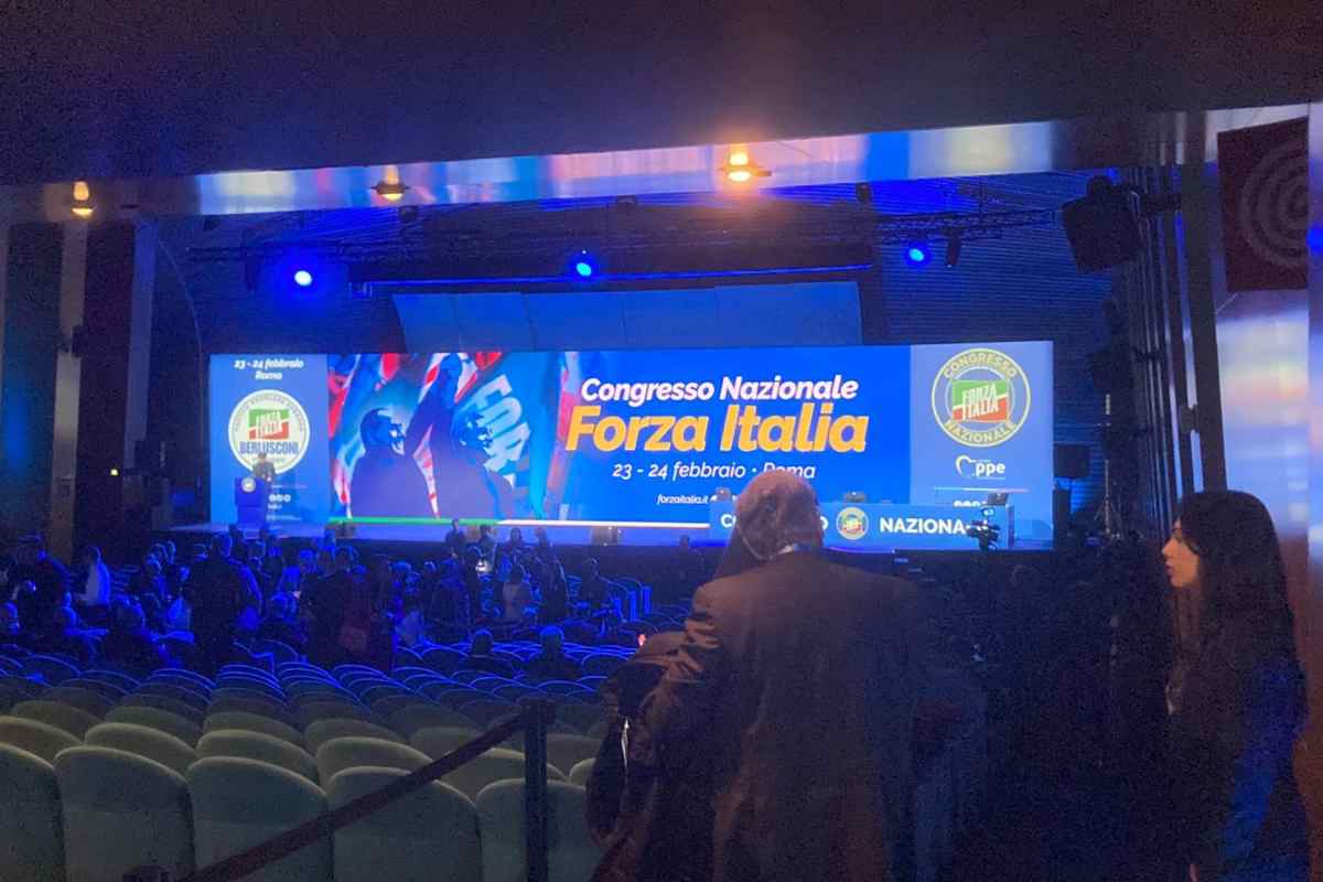 Aggiornamenti diretta prima giornata congresso Forza Italia