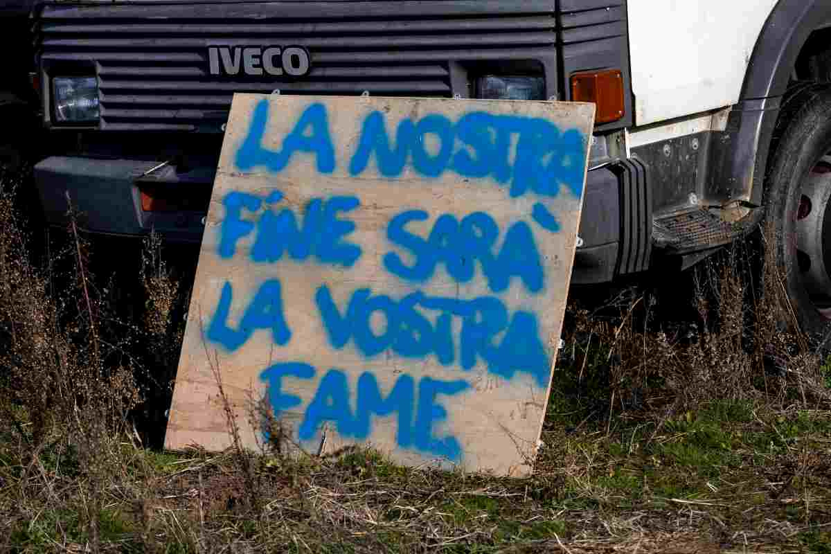 Protesta trattori Roma