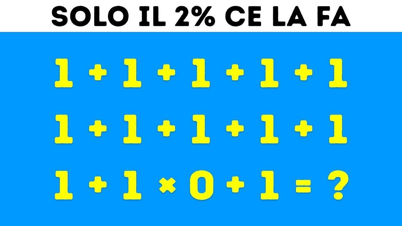 rompicapo matematico