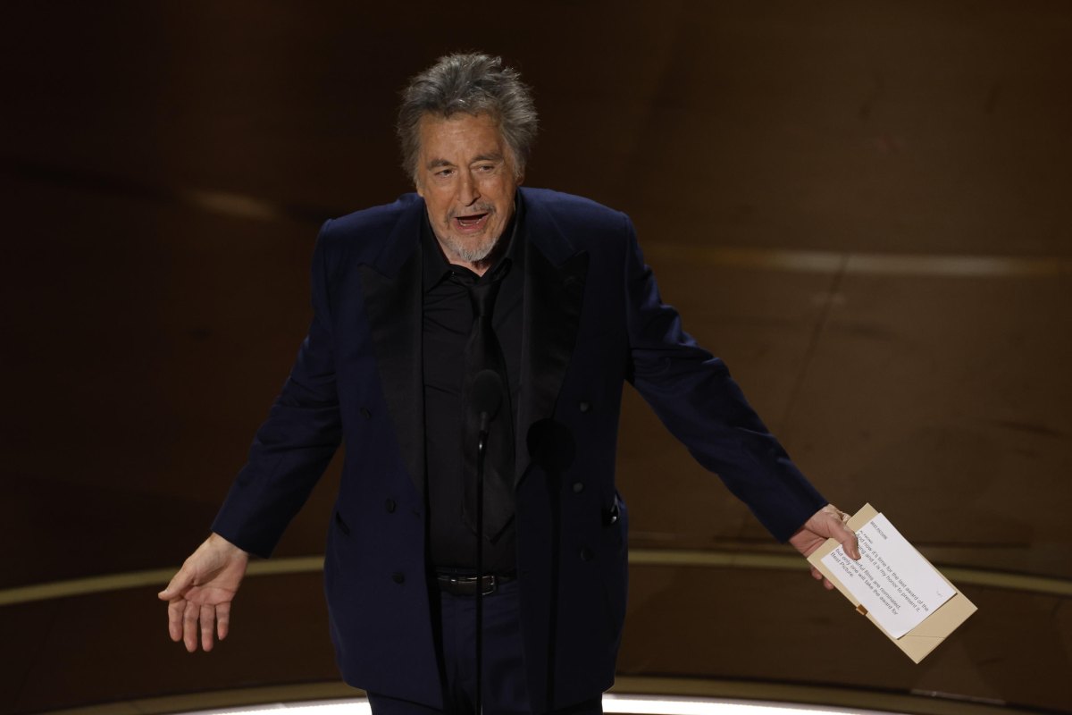 Gaffe di Al Pacino durante la notte degli Oscar