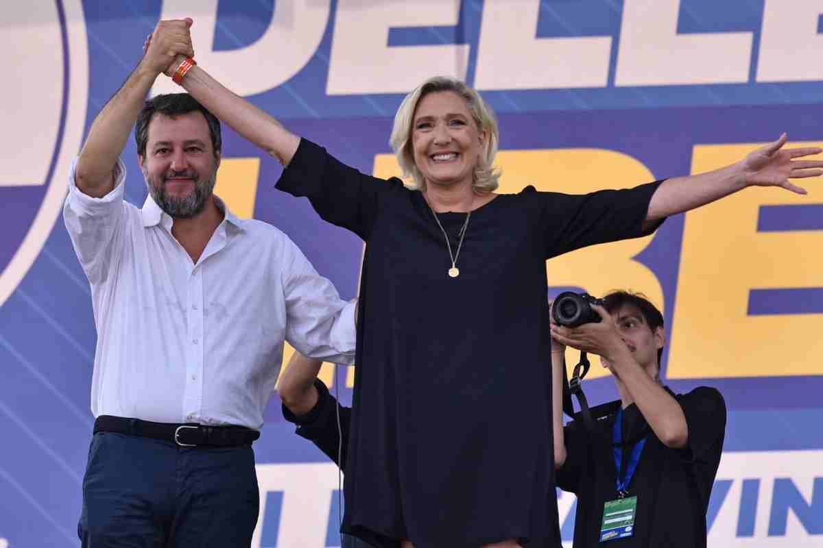 Matteo Salvini, Marine Le Pen