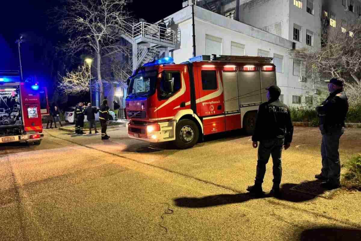 Incendio ospedale Ribera