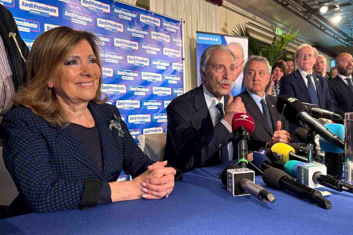 Elisabetta Casellati, conferenza stampa Bardi 