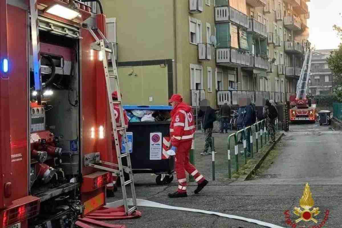 La farmacia completamente distrutta