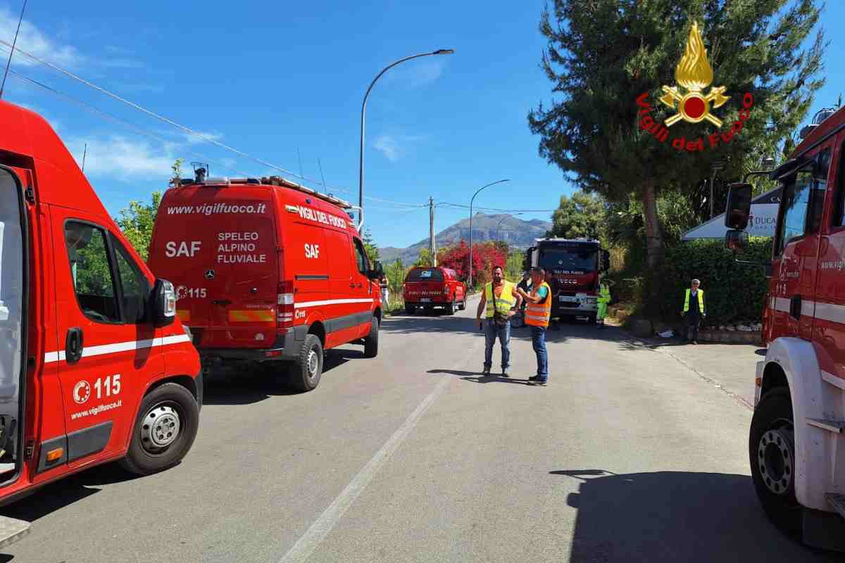 Incidente lavoro Casteldaccia