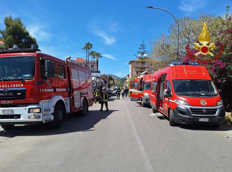 Incidente lavoro Casteldaccia