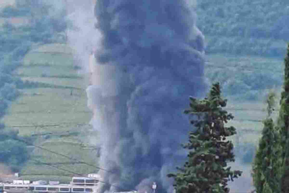 Grosso incendio a Bolzano