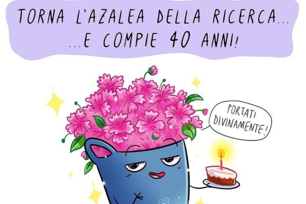 Torna l’azalea della ricerca per la festa della Mamma, i nuovi dati sul tumore in Italia