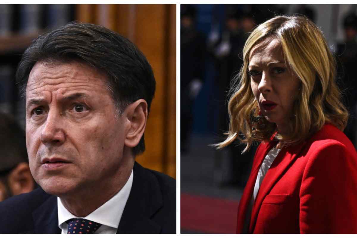Conte attacco Meloni