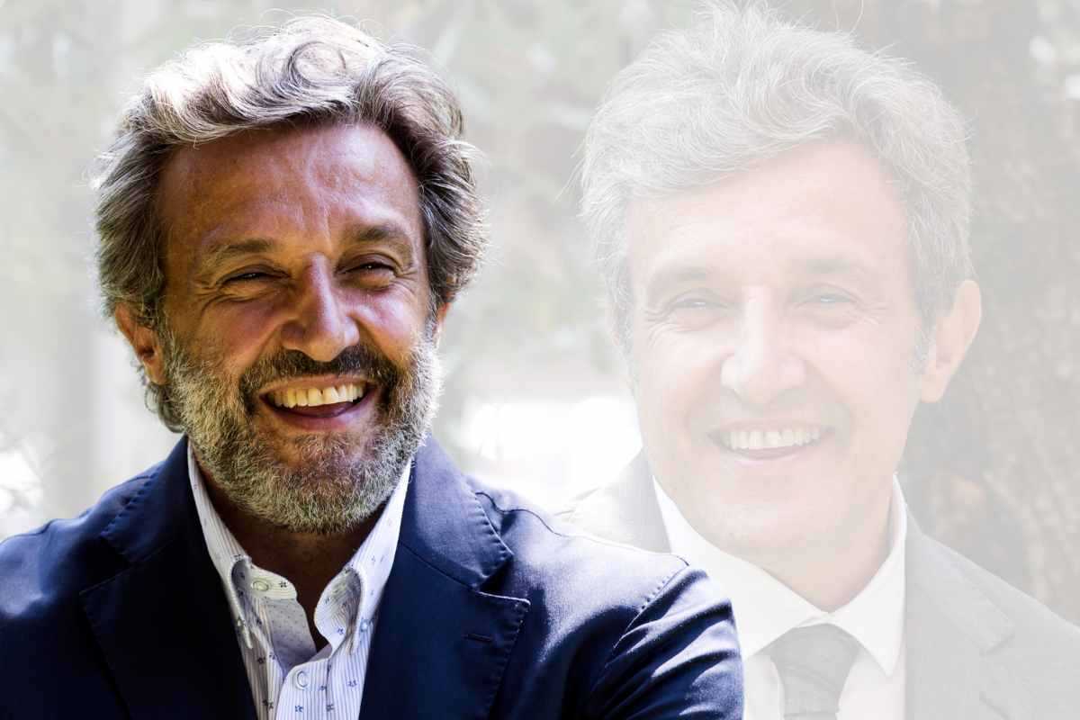 Flavio Insinna moglie figli lauree