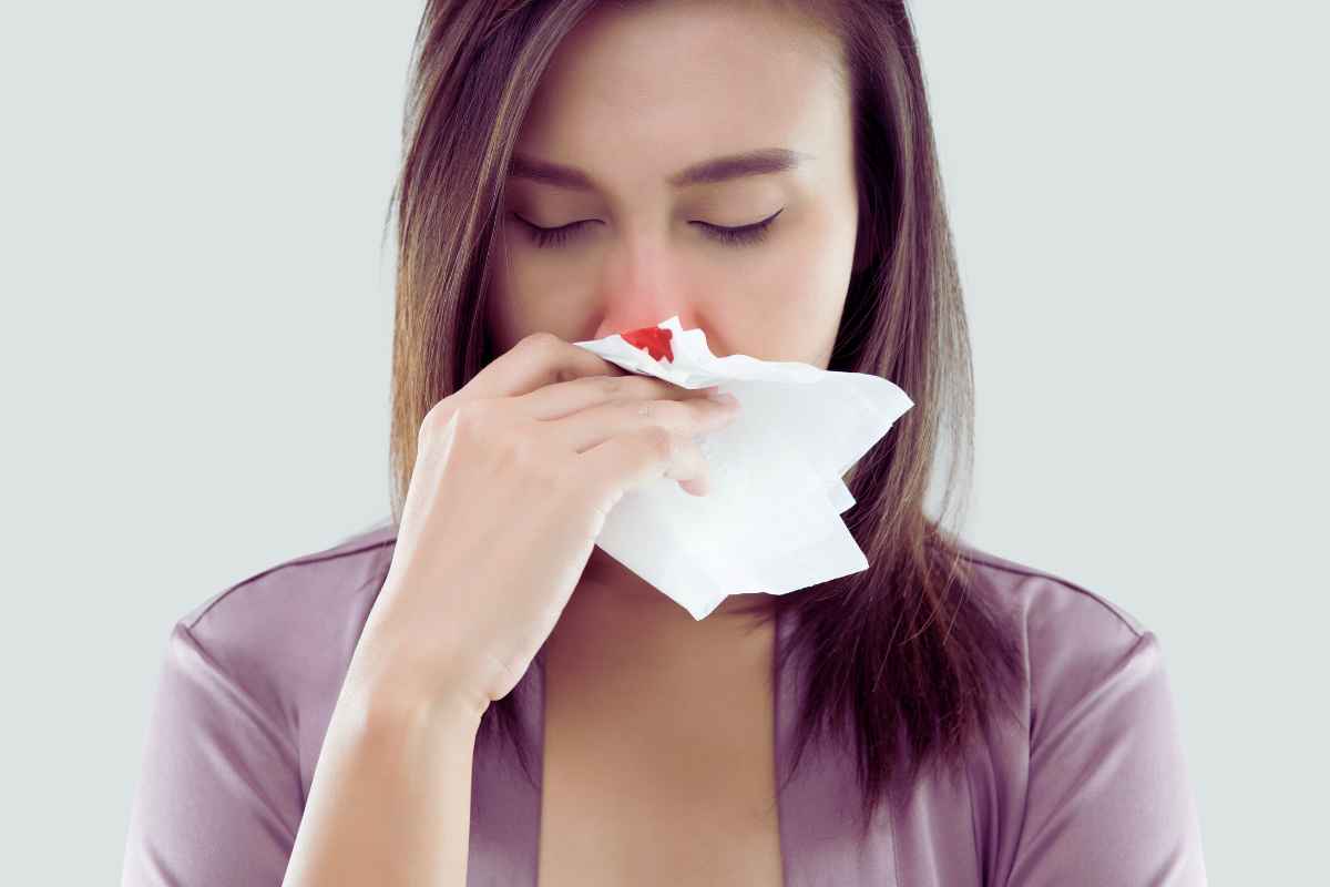 Sangue dal naso allertare il medico