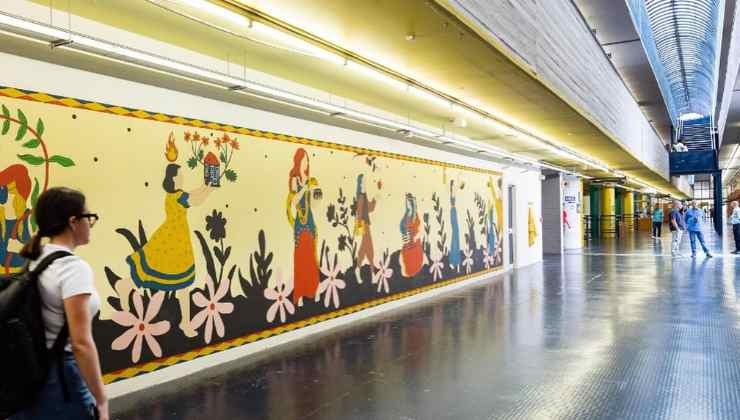 murales università napoli