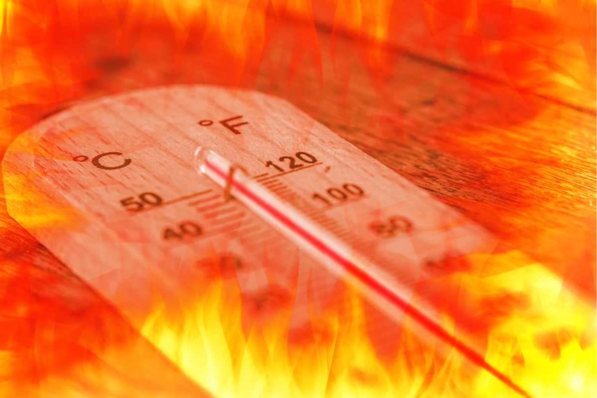 città caldo afoso 