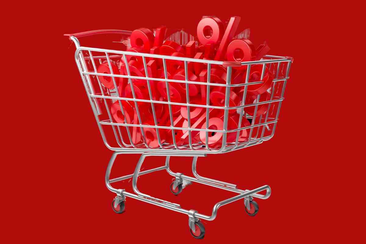 Carrello con percentuali 