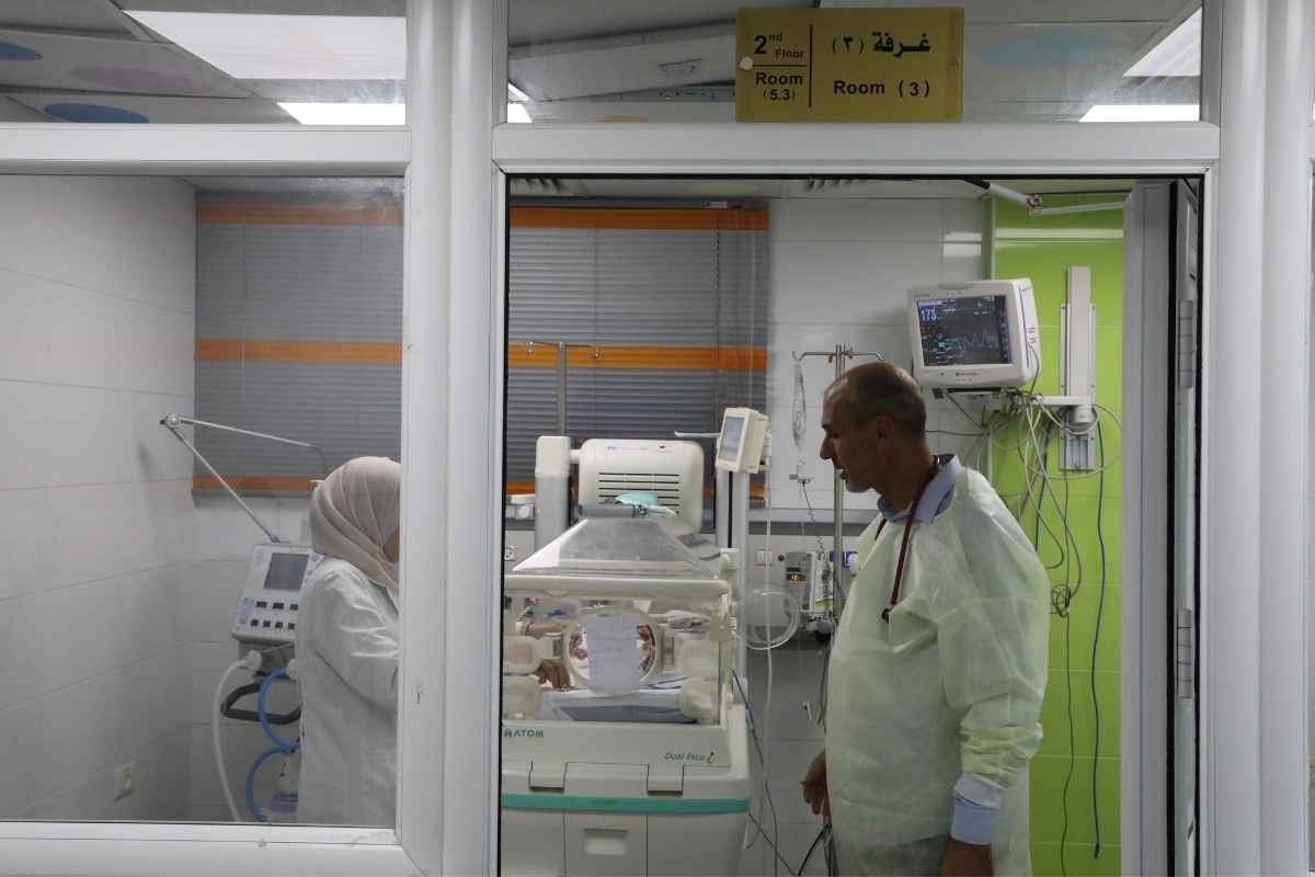 L'ospedale Nasser nella Striscia di Gaza