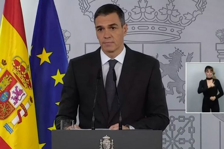 Il premier Pedro Sanchez