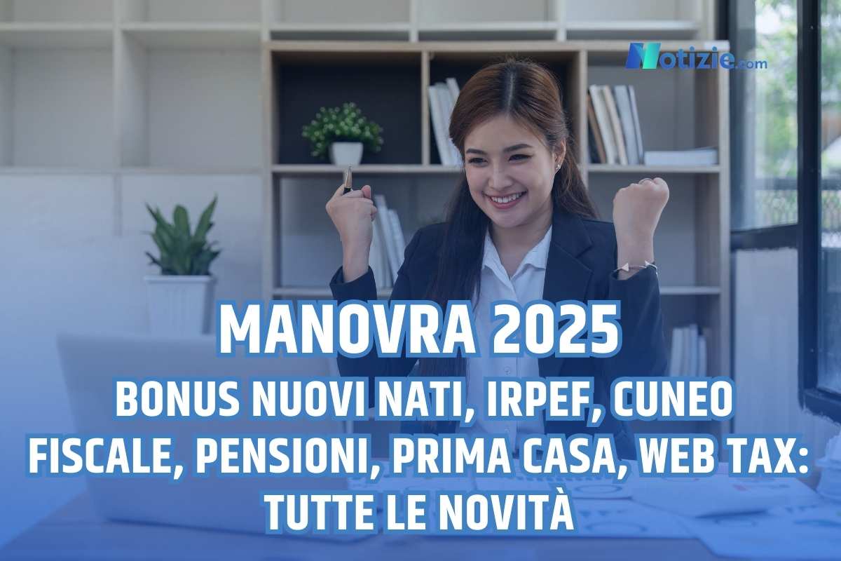 Cover con le principali novità della Manovra economica 2024