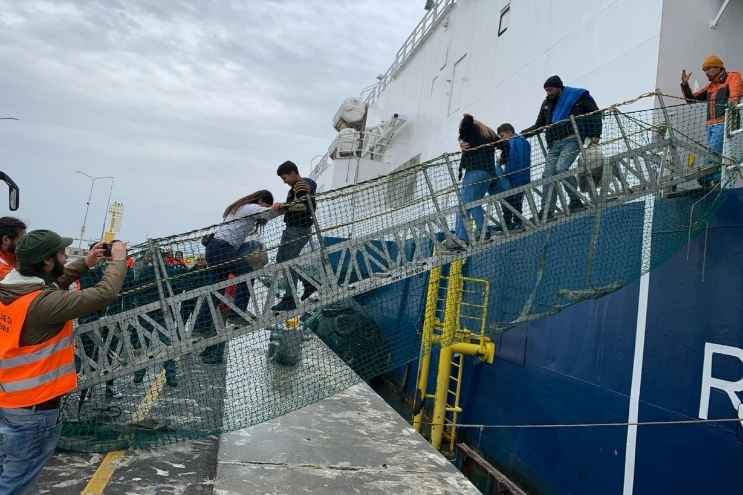 Sbarco di migranti