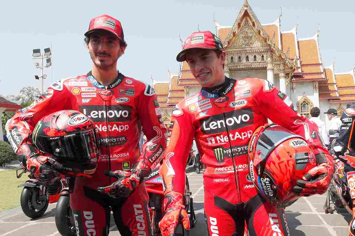 Bagnaia e Marquez, piloti ufficiali Ducati per il 2025