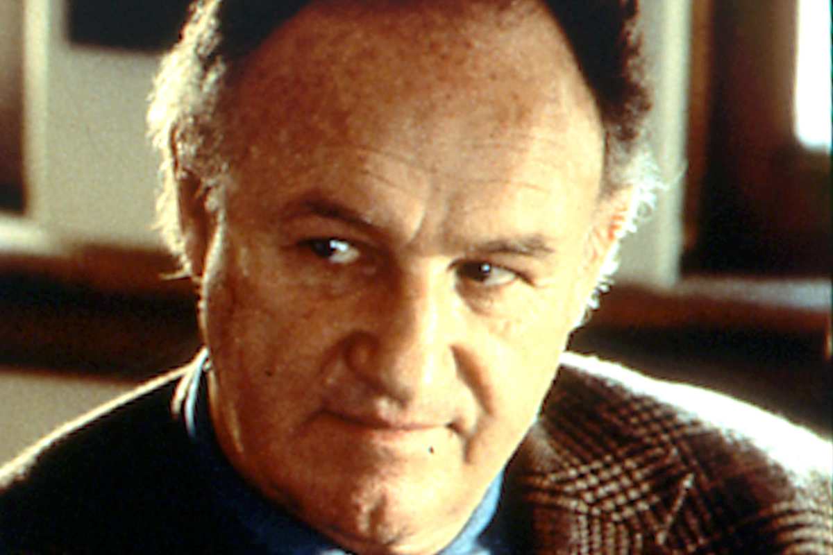 gene hackman con lo sguardo serio