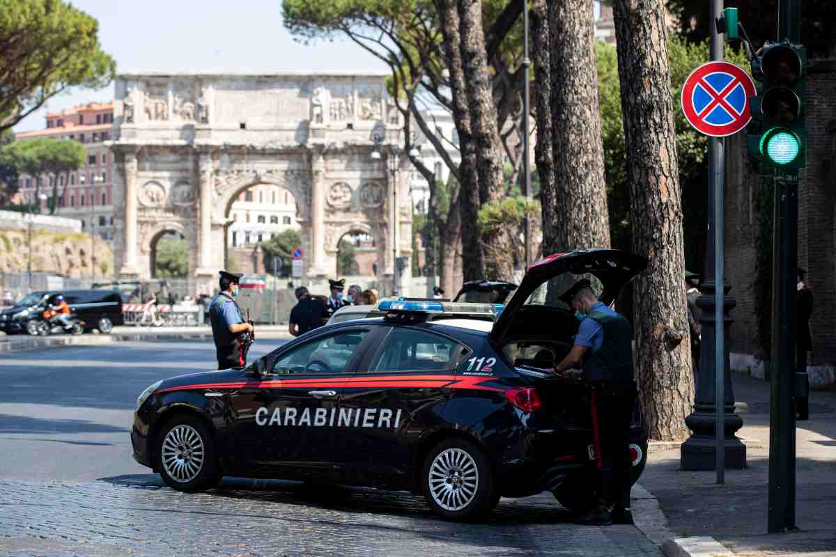 Posto di blocco Carabinieri