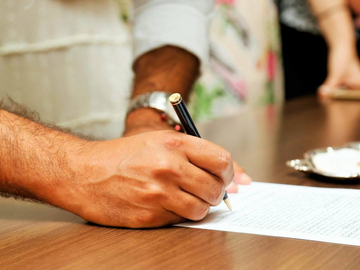 Firma su un documento