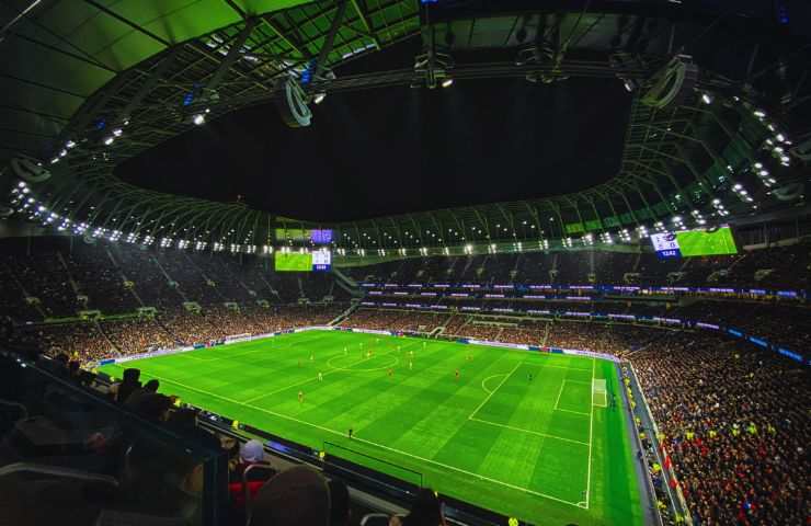 stadio dall'alto