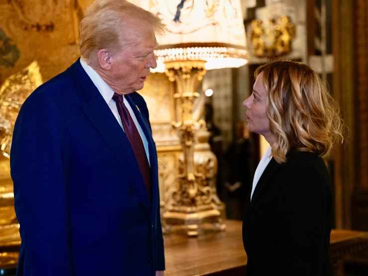 Donald Trump e Giorgia Meloni