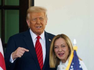 Donald Trump e Giorgia Meloni