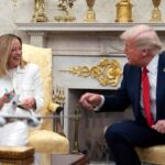 Giorgia Meloni e Donald Trump
