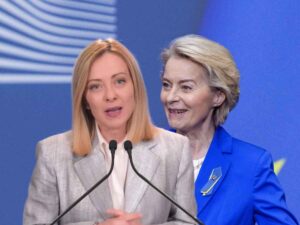 Giorgia Meloni e Ursula von der Leyen