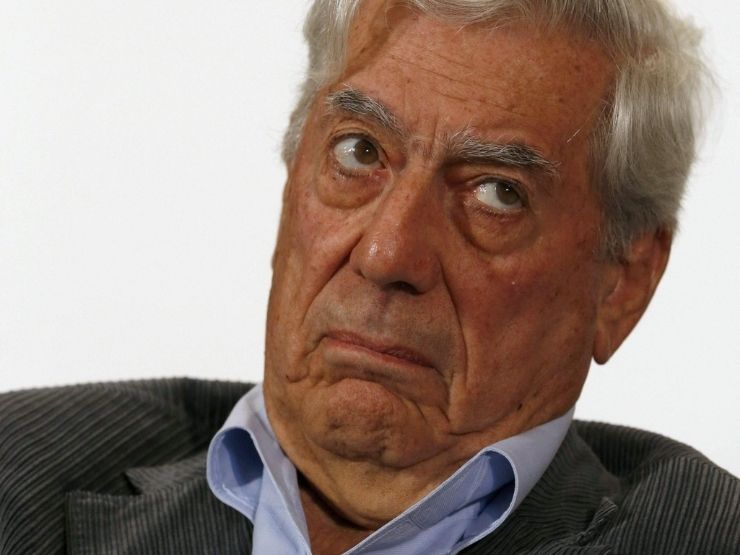 Mario Vargas Llosa a un evento pubblico