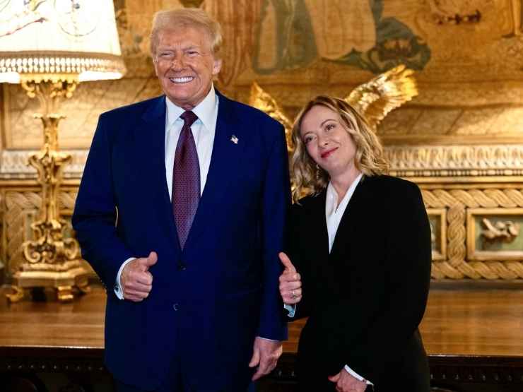 Meloni e Trump