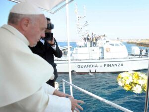 Papa Francesco a Lampedusa