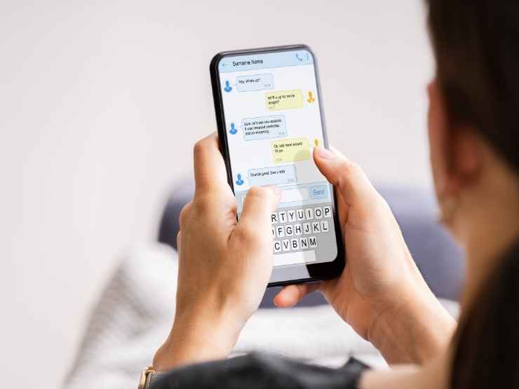 Sms sullo smartphone