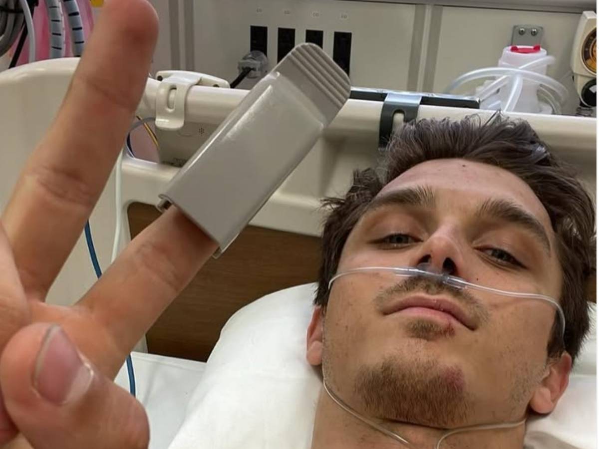 Luca Marini in ospedale dopo una brutta caduta in Giappone