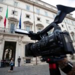 Una foto dell'esterno di Palazzo Chigi