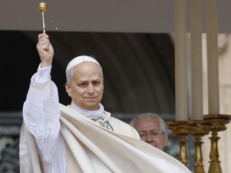 Papa Leone XIV alla messa del suo insediamento