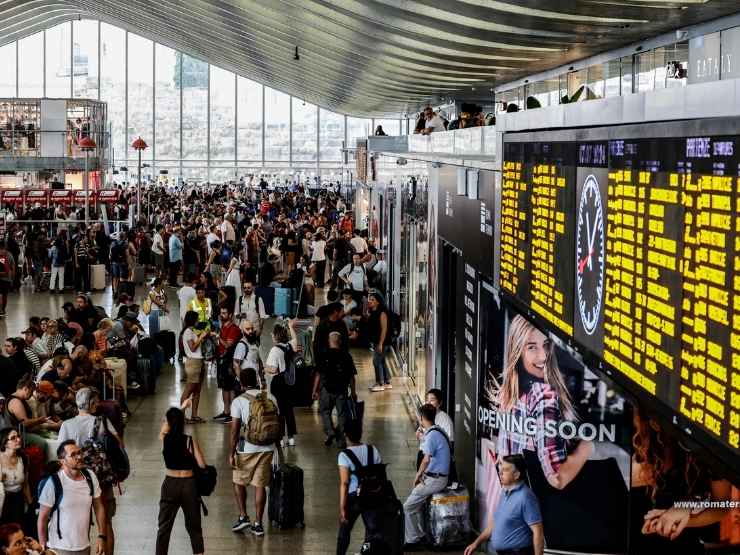 Stazione in tilt durante lo sciopero
