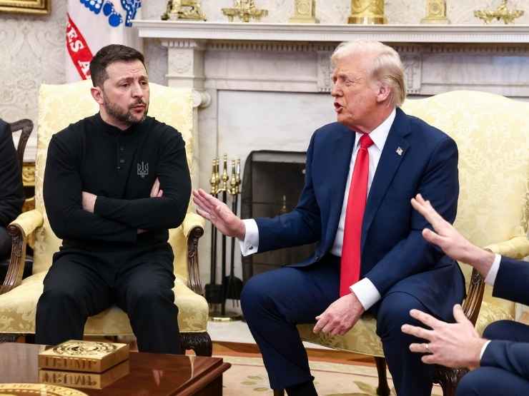 Trump e Zelensky Casa Bianca