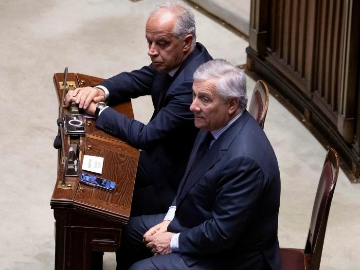 I ministri degli Esteri e dell'Interno Antonio Tajani e Matteo Piantedosi