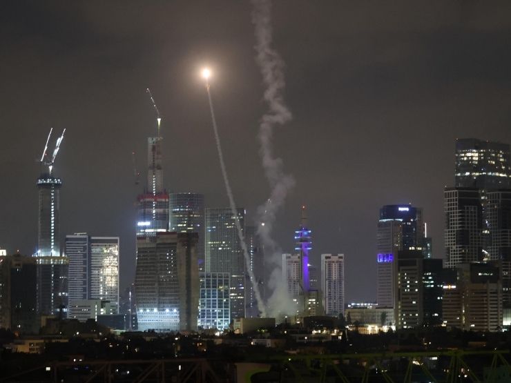 Missili balistici durante il conflitto Israele-Iran