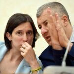 La segretaria Elly Schlein e il deputato Arturo Scotto del Pd