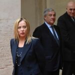 La premier Giorgia Meloni e i ministri degli Esteri e della Difesa Antonio Tajani e Guido Crosetto