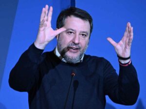 L'ex Ministro dell'Interno Matteo Salvini
