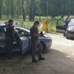 Polizia e carabinieri a Villa Pamphili